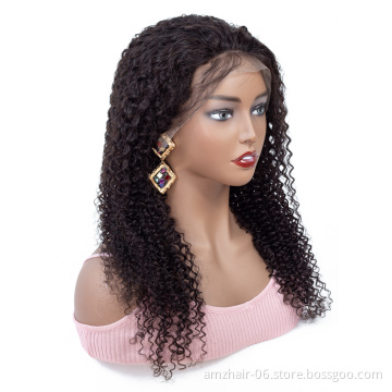 Brazilian Lace Wig Vendor Kinky Curly 13X4 13X6 Lace Front Wig Cheap Cuticle Aligned Human Hair Lace Frontal Wig For Black Women